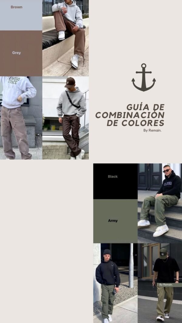 Guía GRATIS de combinación de colores para tu ropa: Camisetas, Sudaderas y Más