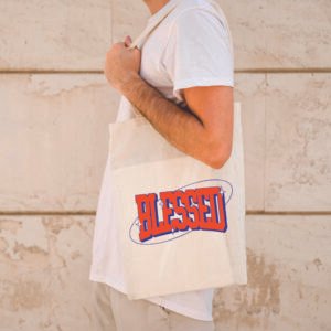 Bolso de tela algodón ecológico - Blessed