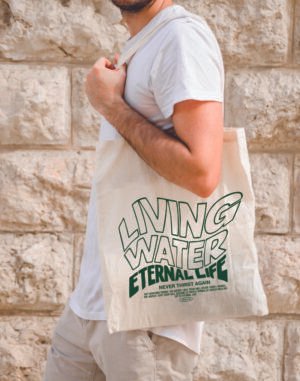 Bolso de tela algodón ecológico - Living Water