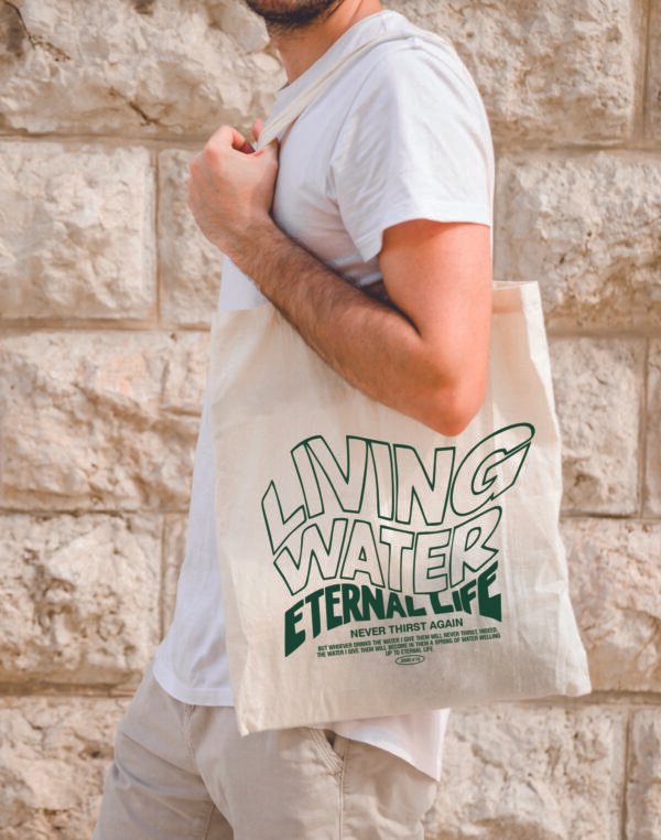 Bolso de tela algodón ecológico - Living Water
